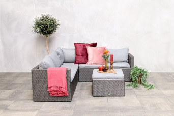  Fonteyn | Loungeset Connor | Antraciet | Outletmodel OP = OP 700251-31